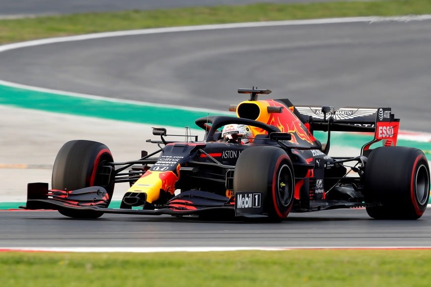 Formula One F1 - Turkish Grand Prix - Istanbul Park, Istanbul, Turkey - November 13, 2020 Red Bull's Max Verstappen during practice Pool via REUTERS/Murad Sezer