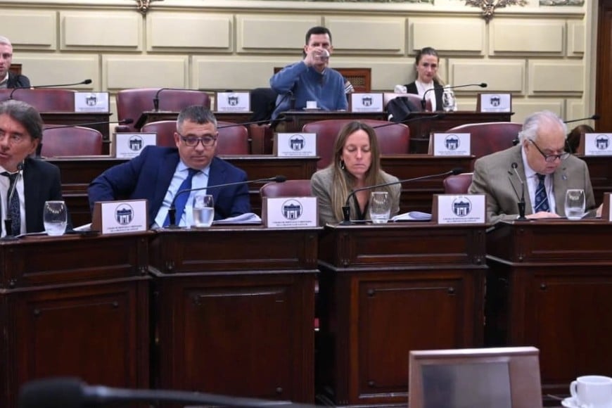 La Corte Suprema de Santa Fe se presentó este miércoles en Diputados. Crédito: Cámara de Diputados de Santa Fe