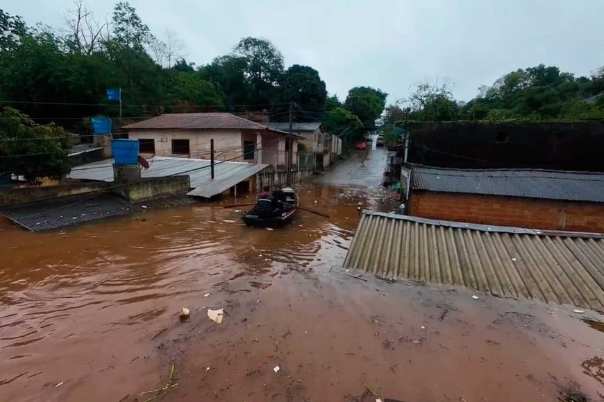 Familias afectadas del lado paraguayo.