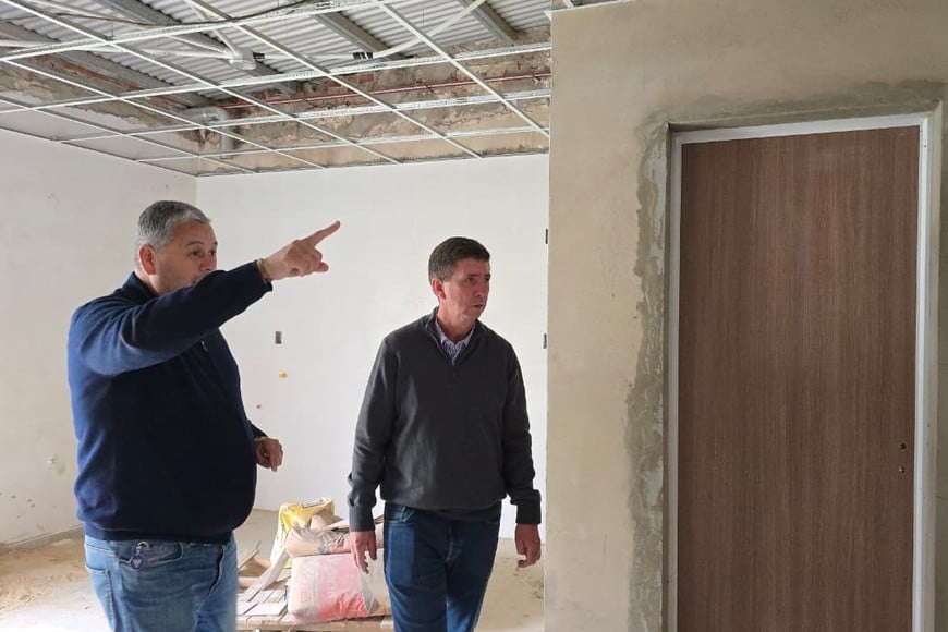 San Jerónimo del Sauce: cultura, servicios y obras en la agenda de una visita de Pirola