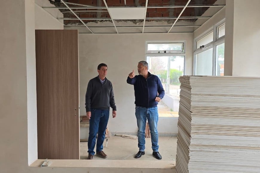 San Jerónimo del Sauce: cultura, servicios y obras en la agenda de una visita de Pirola
