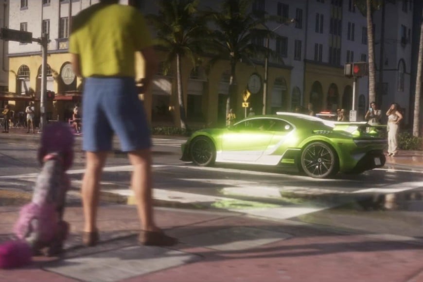 Captura del tráiler de GTA 6 a días del lanzamiento.