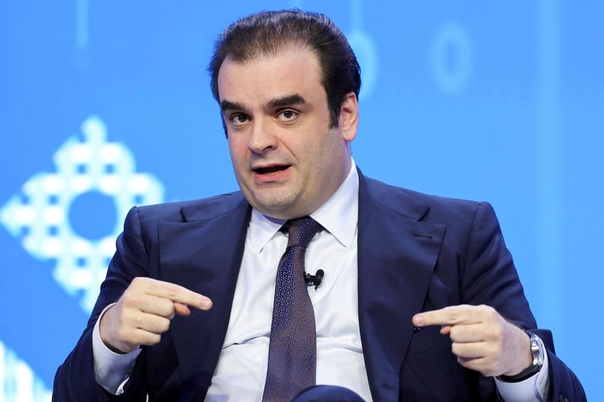 Kyriakos Pierrakakis, President of the Eurogroup, Minister of Economy and Finance, Greece, speaks during a seminar on Forging Resilient and Dynamic Economies for the Future, at the IMF/World Bank 2026 Annual Meetings at Queen Sirikit National Convention Center (QSNCC) in Bangkok, Thailand, October 15, 2026. REUTERS/Athit Perawongmetha