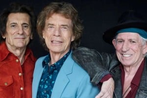 Ron Wood, Mick Jagger y Keith Richards siguen en plena actividad. Foto: Noticias Argentinas