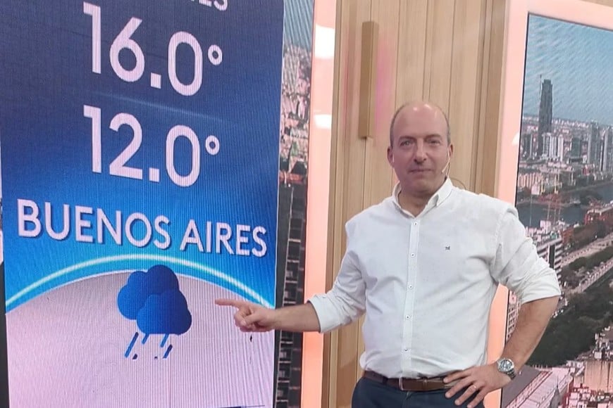 Fernando Confessore, el reconocido meteorólogo argentino, murió a los 58 años.