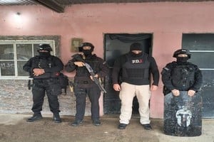 La pareja habitaba una casa de calle Formosa al 7200, en el norte de la ciudad. Foto: Prensa PDI