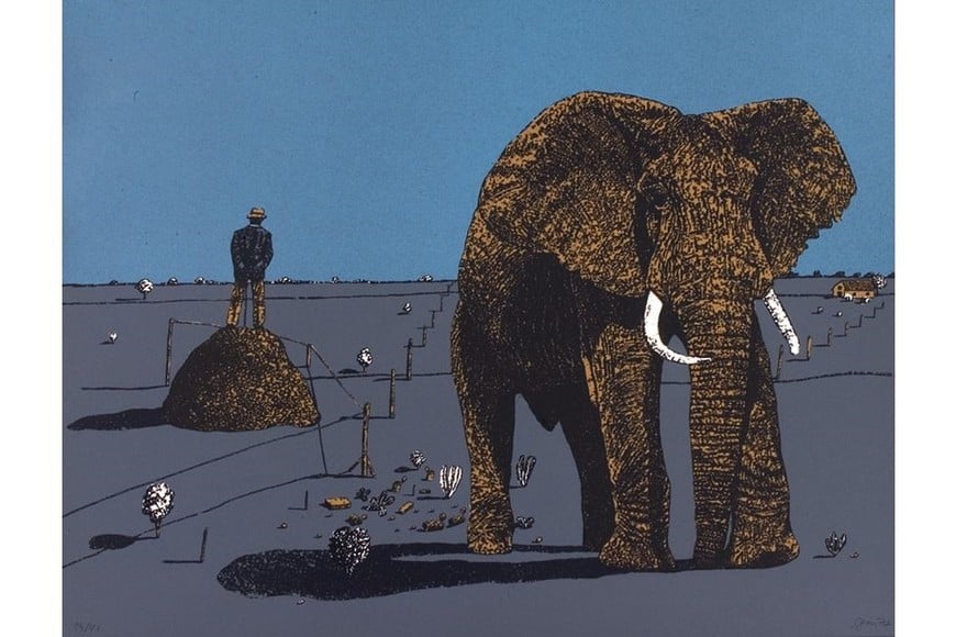 "L'Éléphant des Pampas". Foto: Archivo del artista
