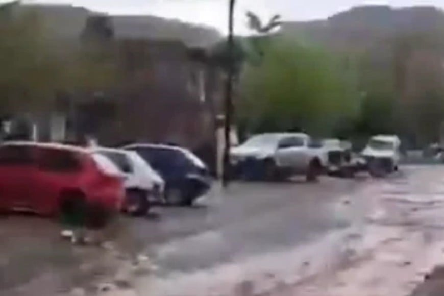 La localidad de Añelo, ubicada en el área de Vaca Muerta, fue uno de los sectores más afectados.
