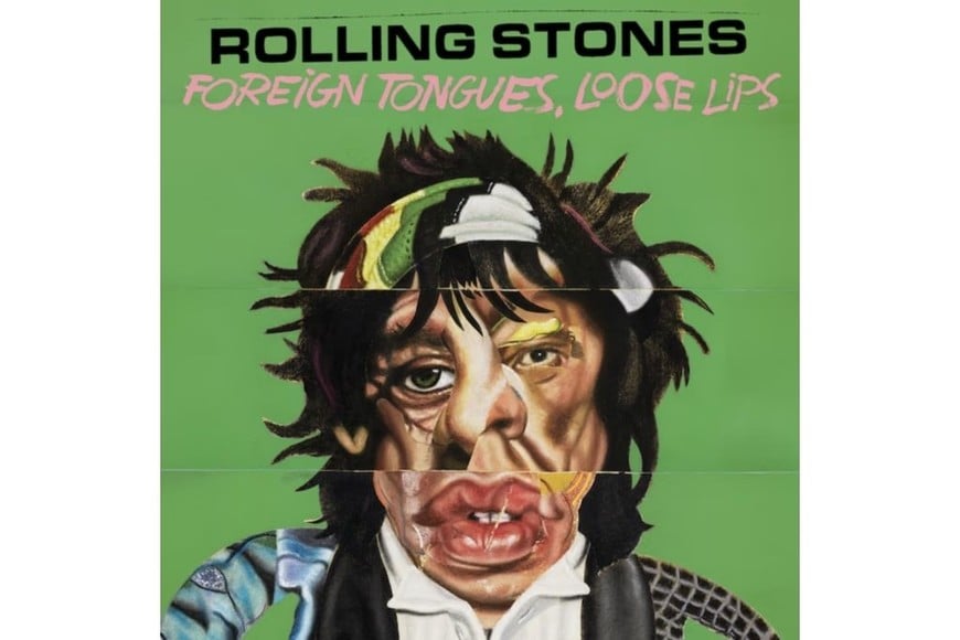 La portada del EP “Foreign Tongues, Loose Lips” de The Rolling Stones, una reinterpretación de la del álbum “Foreign Tongues”, de The Rolling Stones, creada por el artista estadounidense Nathaniel Mary Quinn.