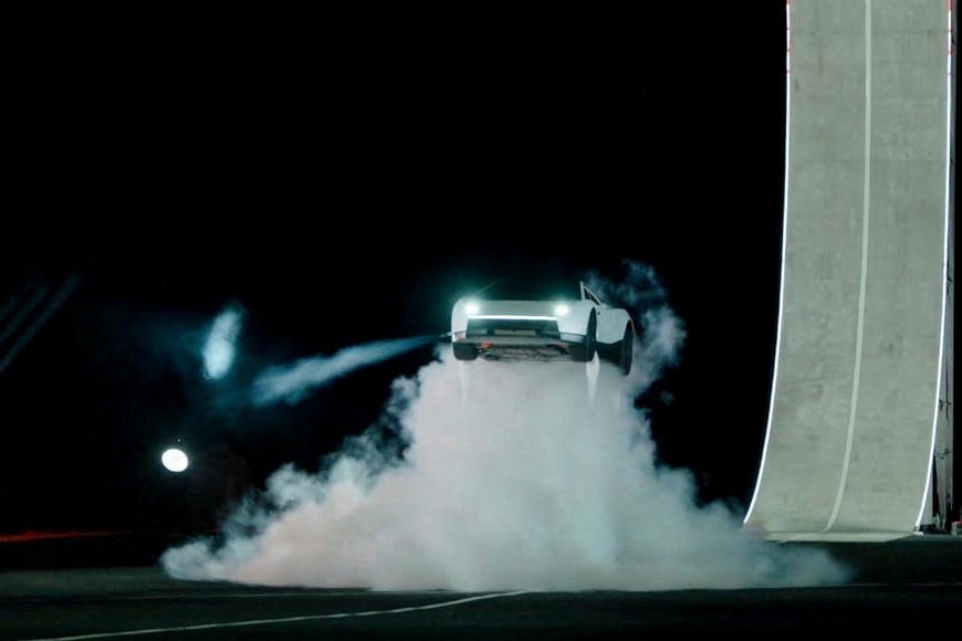 Tesla unveils its long-delayed Roadster nearly a decade after first revealing a next-generation version of its original electric sports ?car, at a launch event in Waco, Texas, US, on October 15, 2026, in this still image taken from a handout video. Tesla/Handout via REUTERS THIS IMAGE HAS BEEN SUPPLIED BY A THIRD PARTY. NO RESALES. NO ARCHIVES. MANDATORY CREDIT.