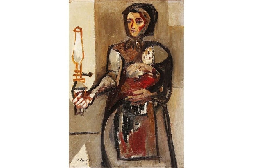 Obra de Carlos Alonso. Foto: Archivo del artista