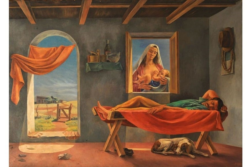 "La siesta" de Antonio Berni. Foto: MNBA