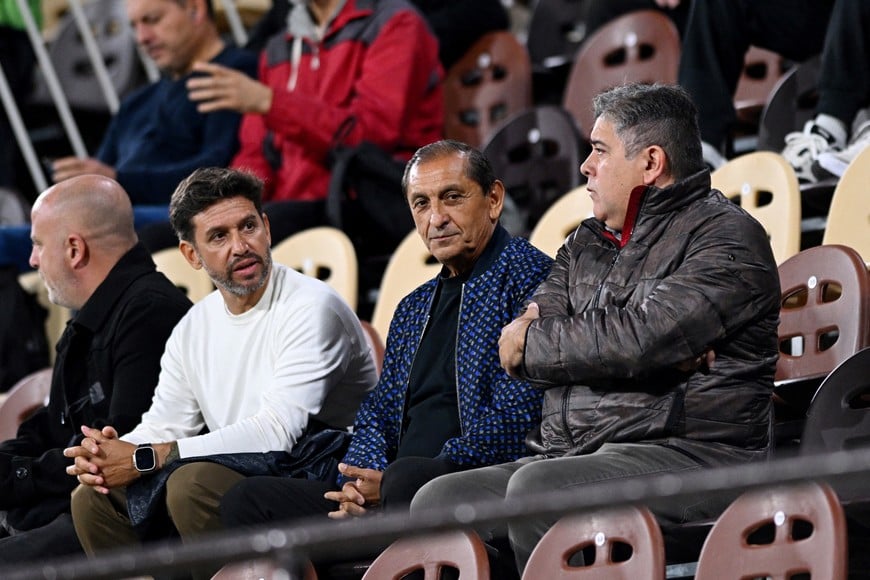 Soccer Football - Copa Libertadores - Group E - Platense v Corinthians - Estadio Ciudad de Vicente Lopez, Buenos Aires, Argentina - April 9, 2026
Former Corinthians coach Ramon Diaz is seen in the stands before the match REUTERS/Rodrigo Valle