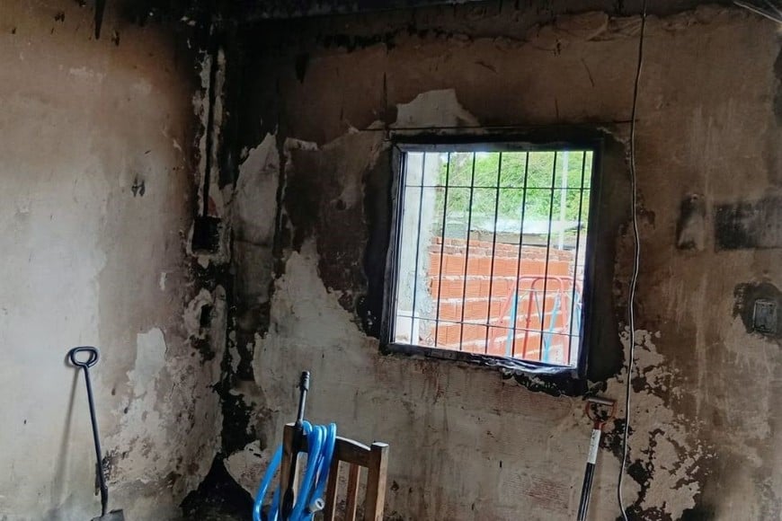 La casa era nueva y la familia se había mudado en mayo. Foto: Gentileza
