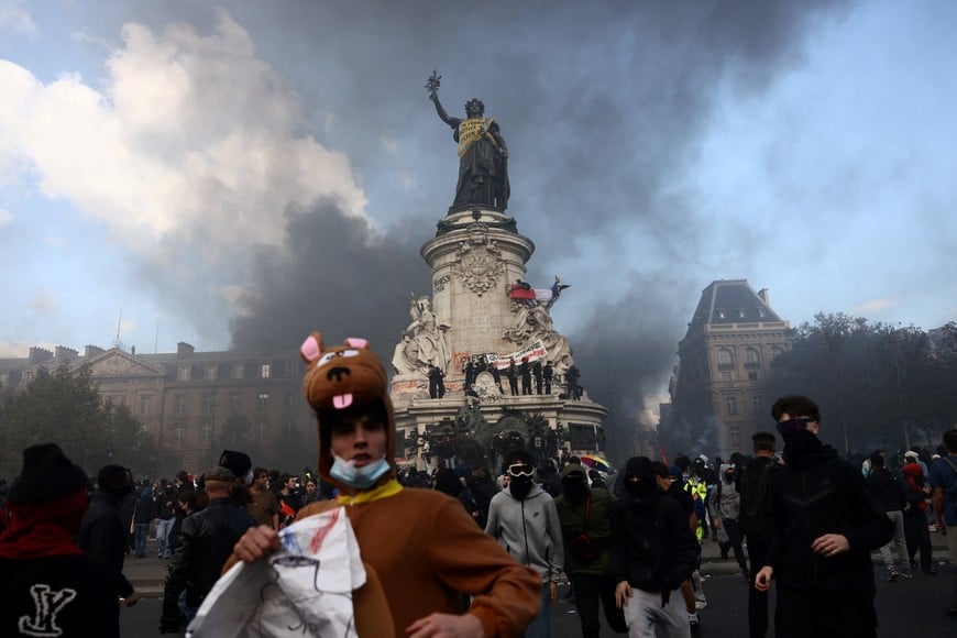 Francia en llamas en medio de protestas