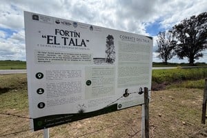 San Agustín puso en valor el sitio histórico del Fortín El Tala