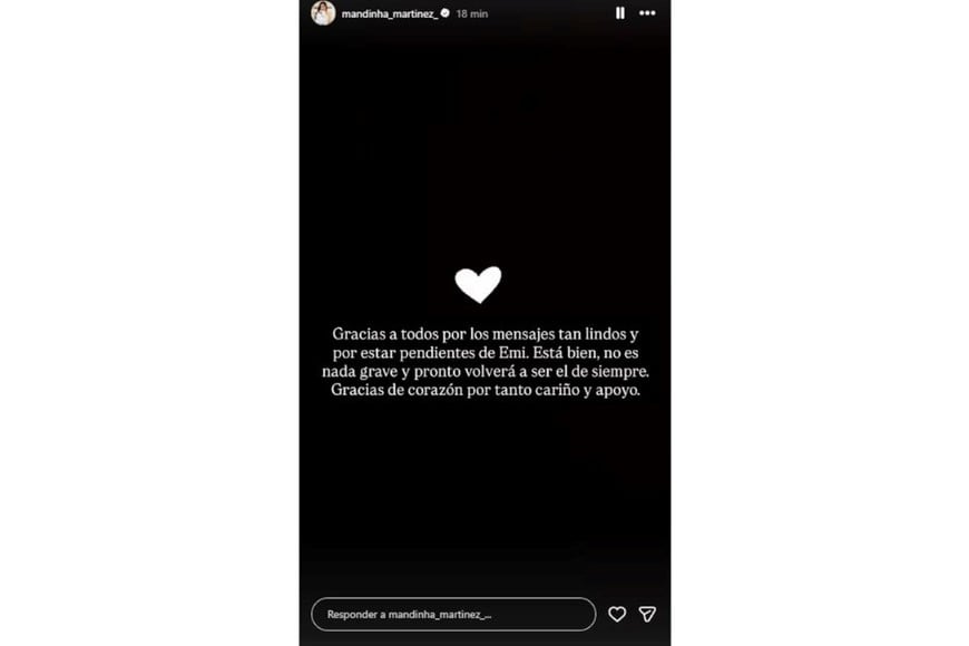 El mensaje de la esposa de Dibu.