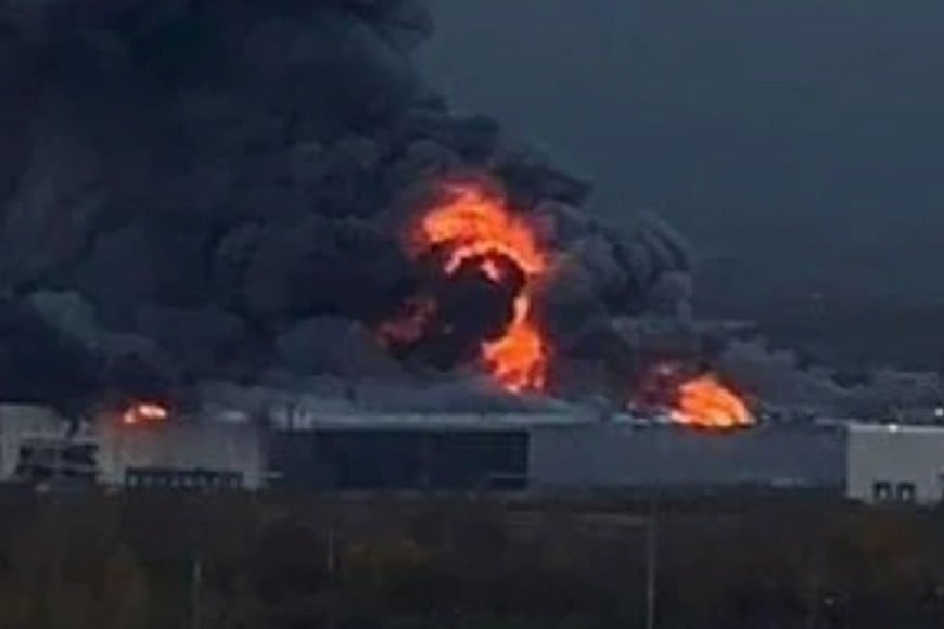 La ofensiva provocó incendios en terminales de combustible Créditos: Kate from Kharkiv