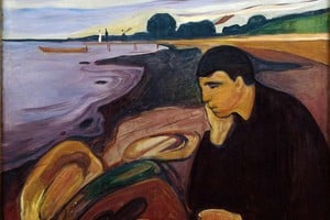 "Melancolía", obra de Edvar Munch.