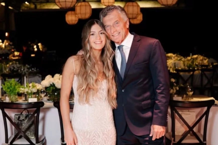 Mauricio Macri compartió imágenes de la fiesta de 15 de su hija Antonia.