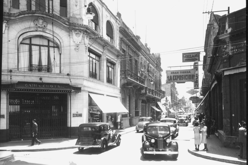 El corazón comercial de la ciudad.