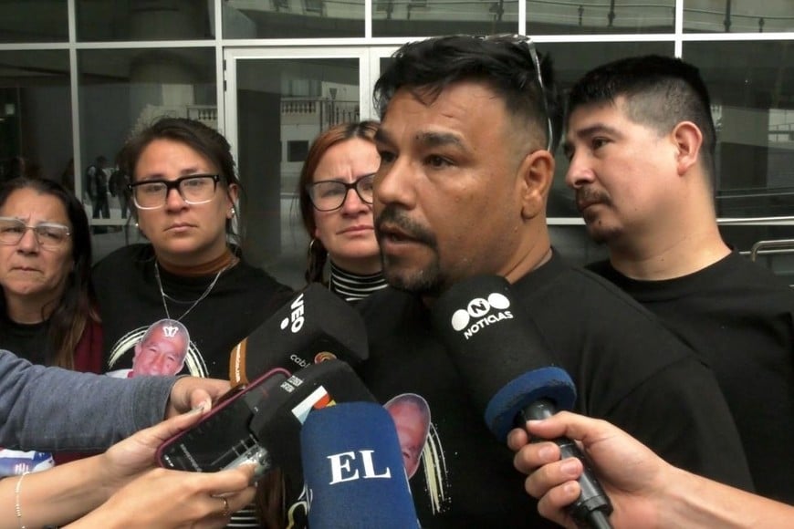 Maximiliano, el hijo mayor de Farías, dijo: "Mi viejo nos enseñó a ser buenas personas, por eso no queríamos venganza, sino justicia". Foto: CyD