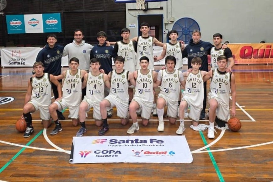 Gimnasia de Rosario completó el final four del U17 masculino. Foto: Prensa Copa Santa Fe.