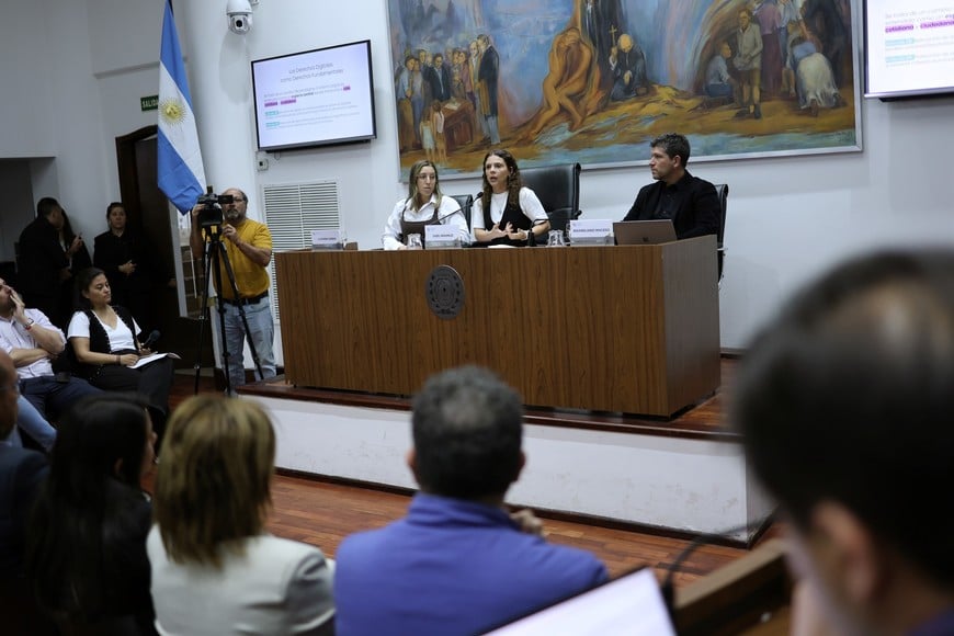 Tres de los cinco expertos que expusieron en el Concejo Municipal. Gentileza