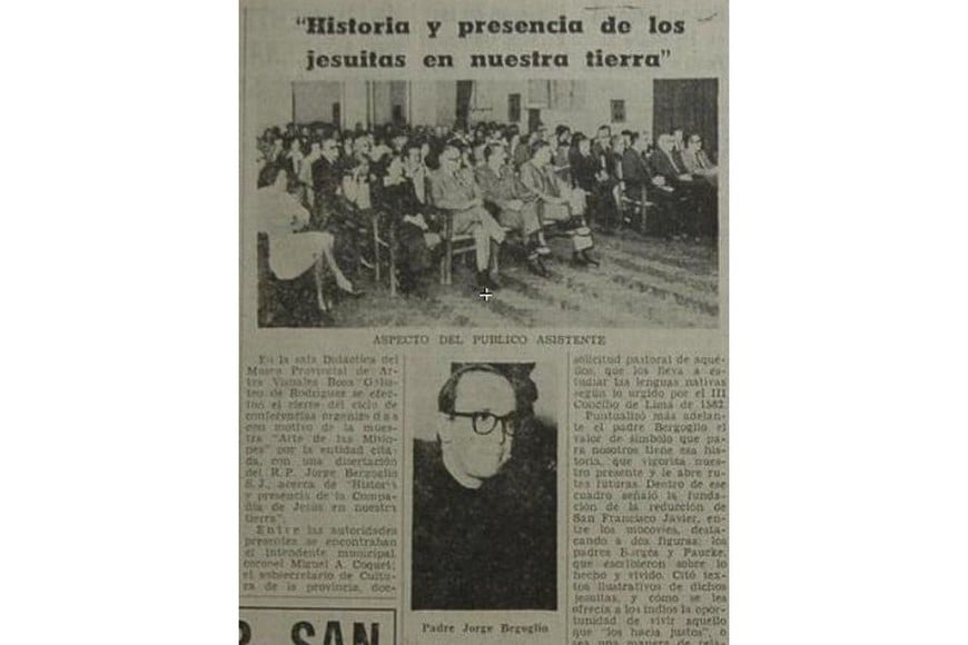 La crónica que El Litoral dedicó a la disertación. Foto: Archivo El Litoral