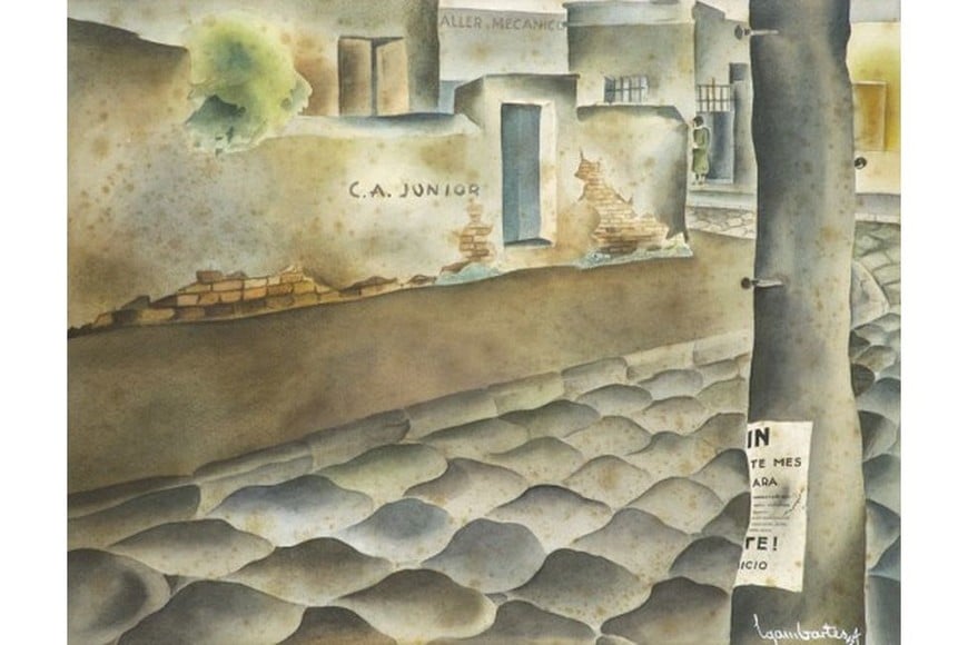 Obra de Gambartes. Foto: Archivo