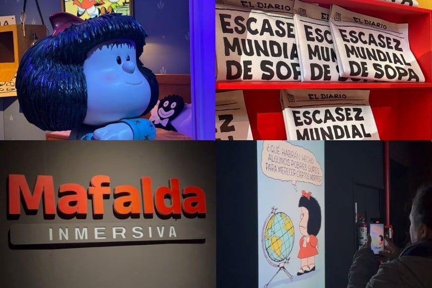 Mafalda Inmersiva propone una experiencia diferente en el Centro Cultural Recoleta.