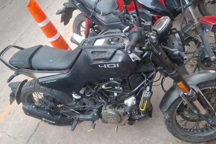 recuperan moto robada al fiscal Hernández