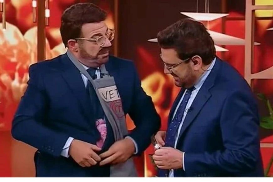 Campi imitó a Damián Betular en MasterChef Celebrity
