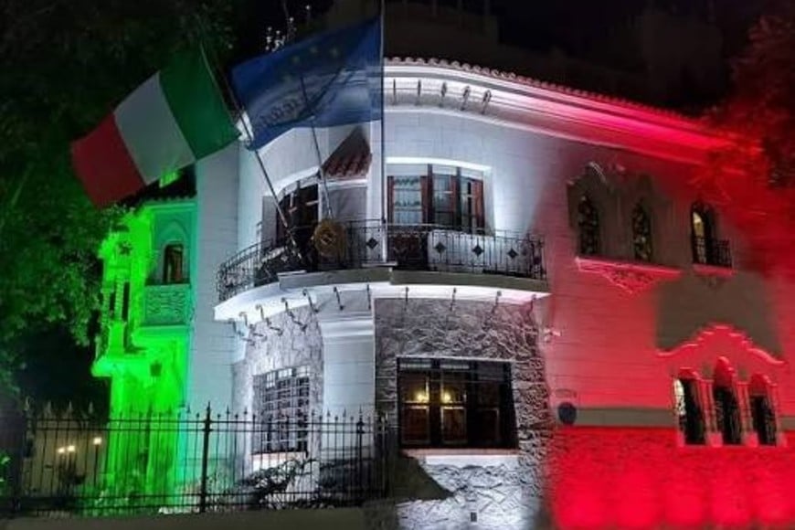 La sede del consulado de Italia en Rosario.