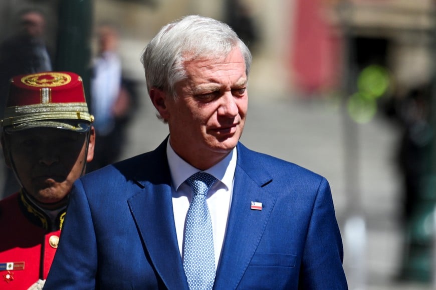 Chile's President Jose Antonio Kast attends a welcoming ceremony during his official visit, in La Paz, Bolivia, October 16, 2026. REUTERS/Claudia Morales