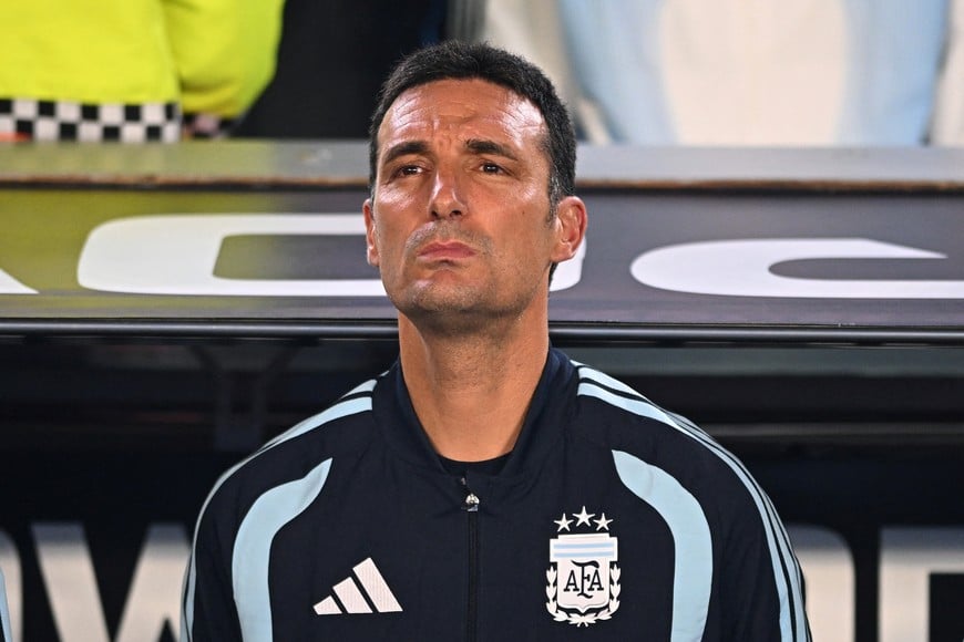 Soccer Football - International Friendly - Argentina v Burkina Faso - Estadio Monumental, Buenos Aires, Argentina - October 3, 2026
Argentina coach Lionel Scaloni before the match REUTERS/Rodrigo Valle
