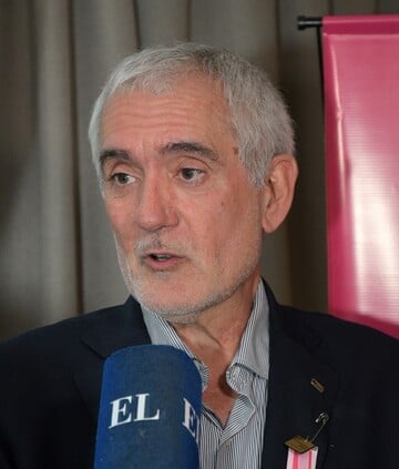 Willy Borgnino destacó la importancia de sostener durante todo el año la concientización y la prevención del cáncer de mama.. Foto: Manuel Fabatía