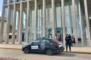 Procedimiento de agentes federales en Santa Fe. Foto: Gentileza