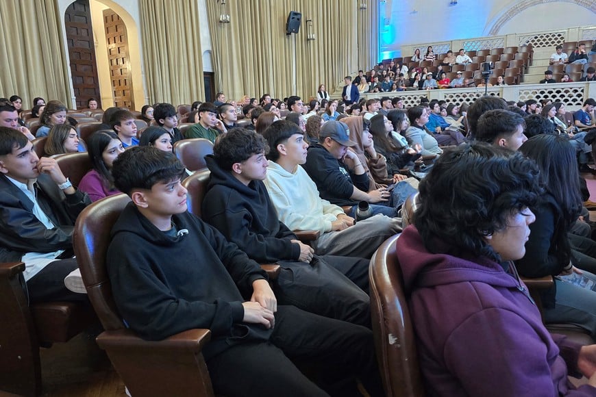 18 escuelas secundarias, 51 proyectos en etapa inicial y 14 modelos de negocios fueron protagonistas este jueves. Foto: Gentileza