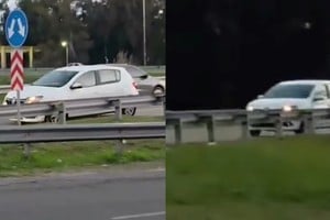 La maniobra quedó registrada en un video que se viralizó en las redes sociales.