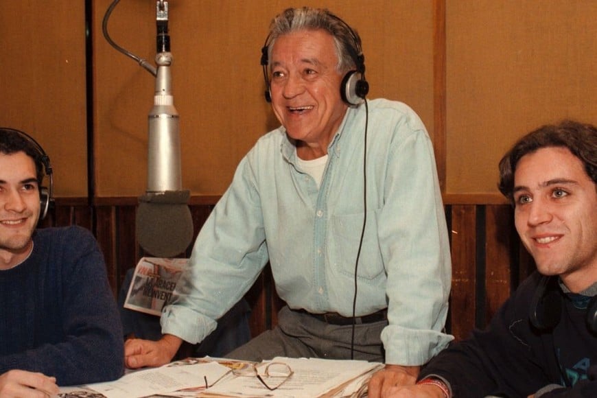 Galé y sus hijos en 1997. Foto: Archivo