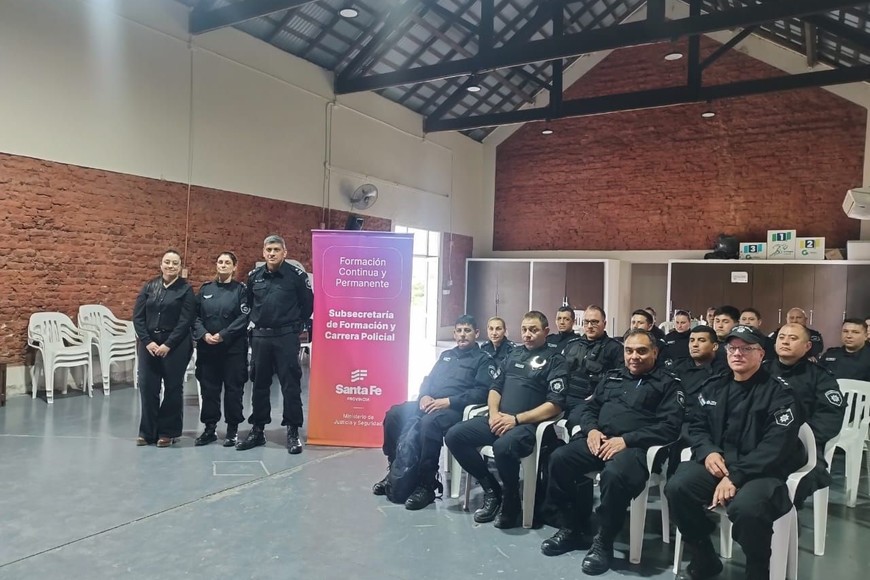 San Justo 90 policías participaron de una formación en tácticas y procedimientos