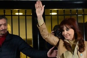 Cristina y Máximo Kirchner.
NA