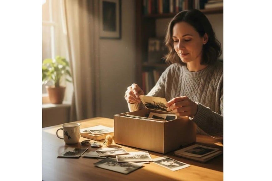 Fotografías, cartas y regalos suelen ser difíciles de descartar por lo que representan.