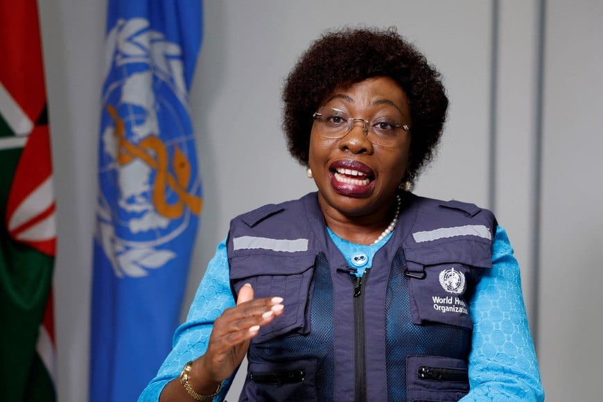 WHO Representative to Kenya Dr. Neema Rusibamayila Kimambo speaks during a Reuters interview on Ebola, in Nairobi, Kenya October 23, 2026. REUTERS/Monicah Mwangi
