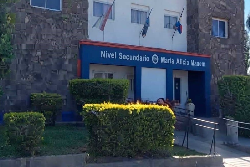 Los estudiantes pertenecen al colegio privado Pía Didoménico.