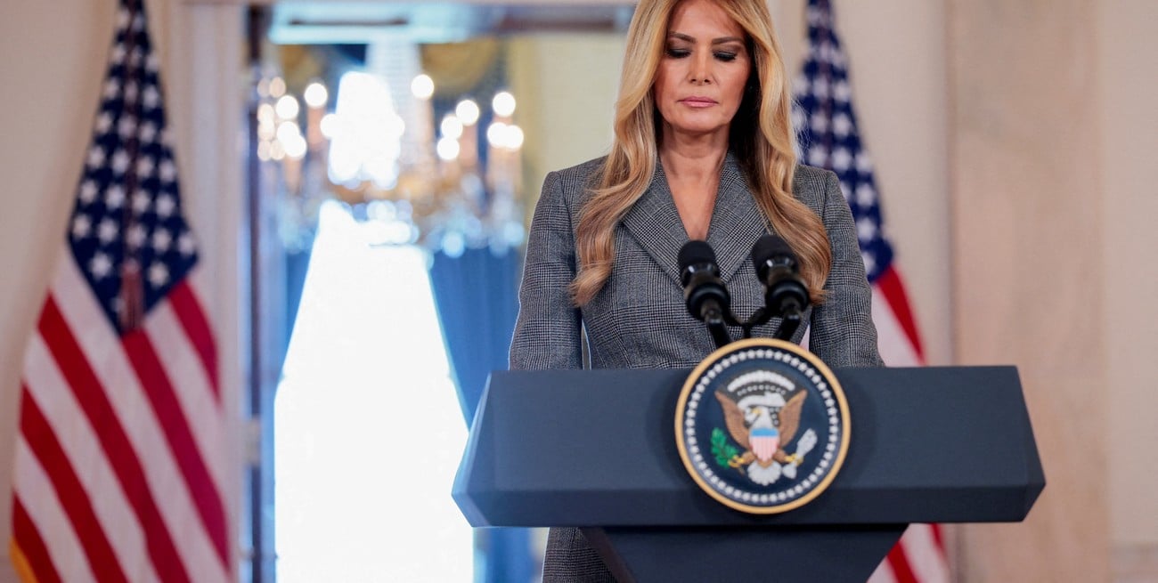 Melania Trump anunció una tregua entre Rusia y Ucrania para asistir a una ciudad al borde del desastre