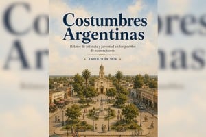 Tapa de "Costumbres Argentinas", una antología que recupera, entre otras cosas, la mixtura de la vida de campo, las reuniones familiares multitudinarias y la cultura del trabajo de la cuenca lechera.