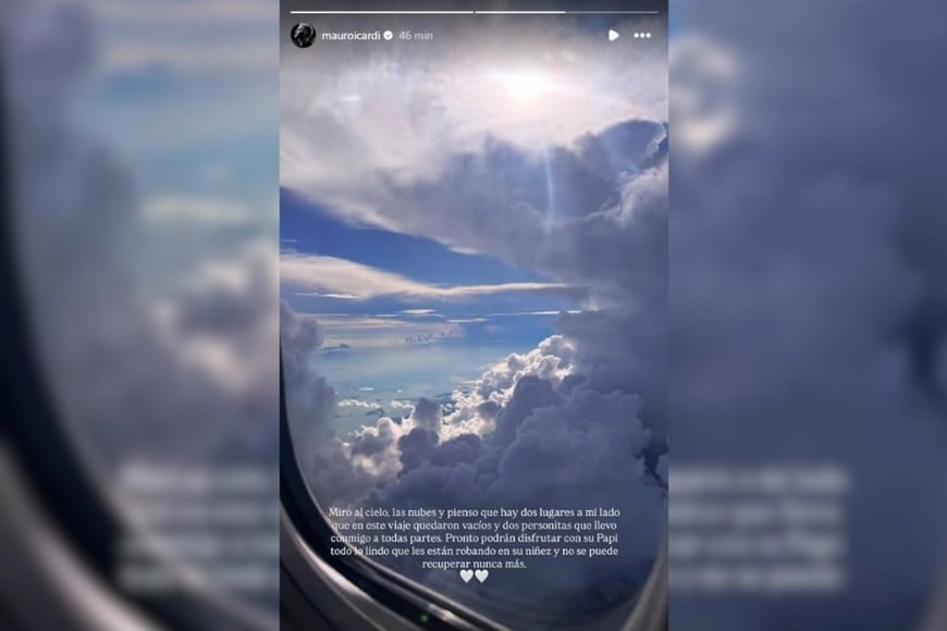 El descargo de Icardi en redes.