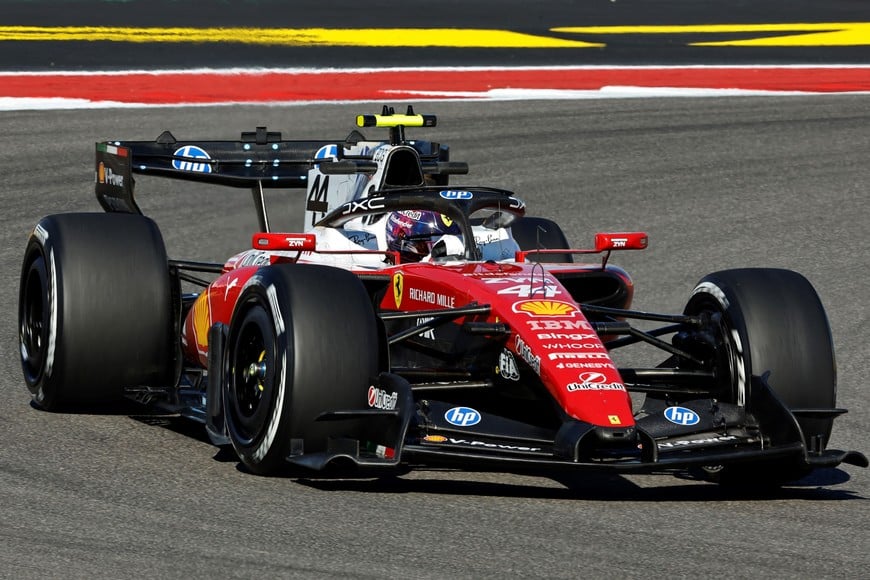 Formula One F1 - United States Grand Prix - Circuit of the Americas, Austin, Texas, U.S. - October 23, 2026
Ferrari's Lewis Hamilton during practice IMAGN IMAGES via Reuters/Michael Johnson